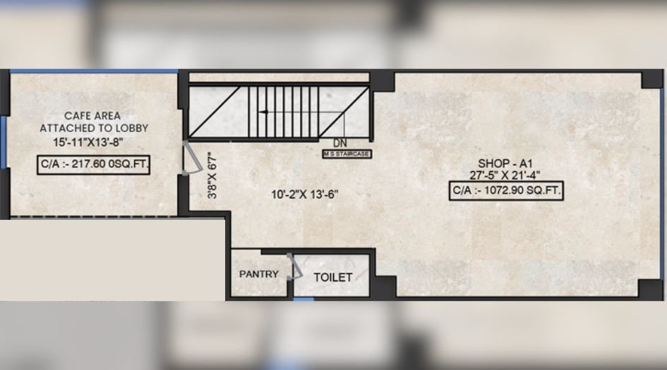 Yura-Business-Park-Shop-Floor-Plan-1073 Sqft